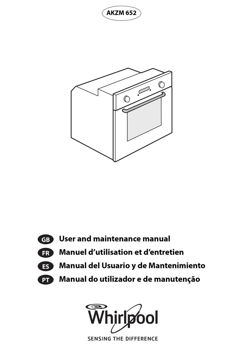 Whirlpool AKZM 652 User and maintenance manual
