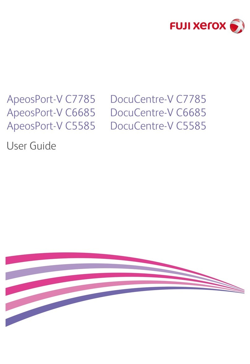 Fuji Xerox apeosport-v c7785 User manual Fuji Xerox apeosport-v c7785 User manual