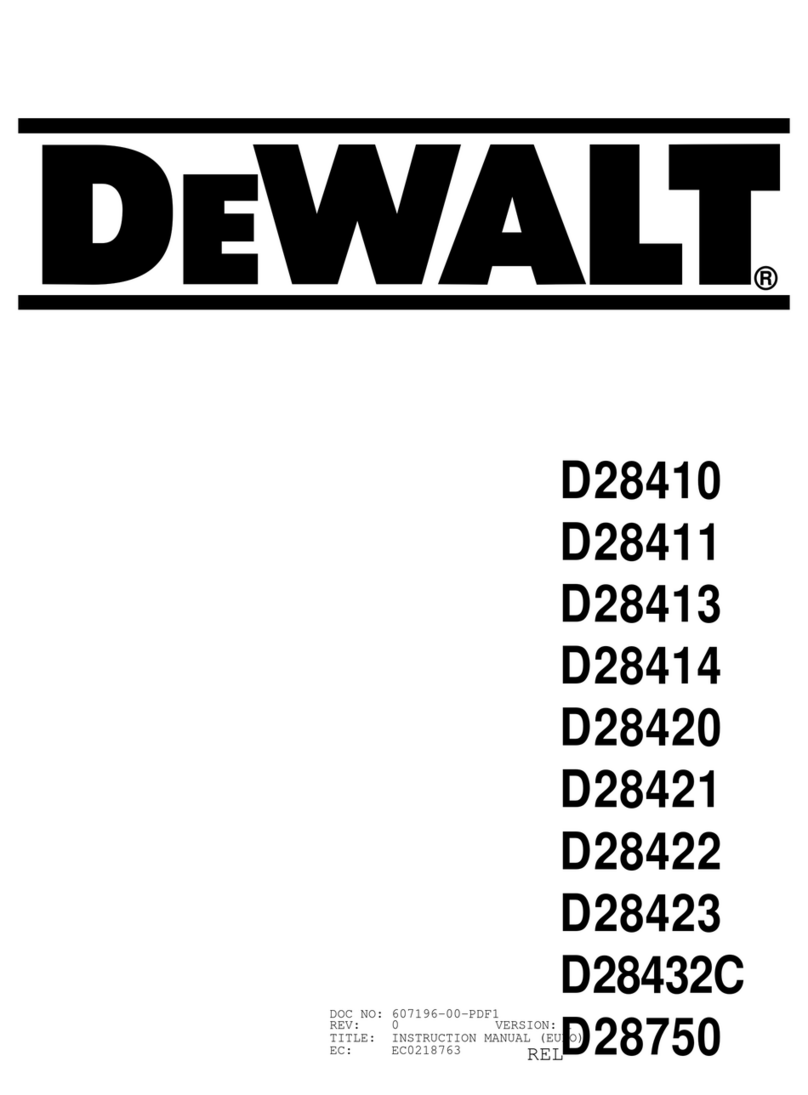 DeWalt D28410 User manual