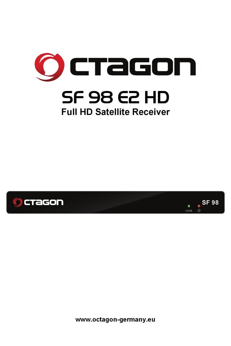 Octagon SF 98 E2 HD user manual