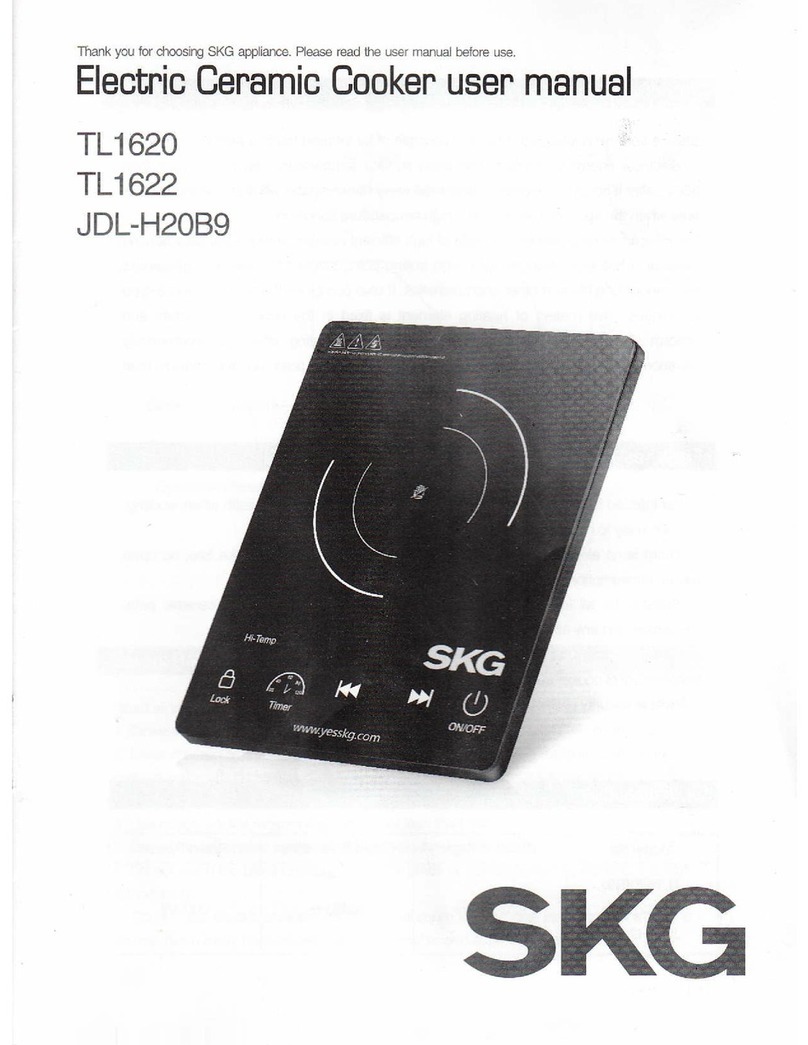 SKG TL1620 user manual