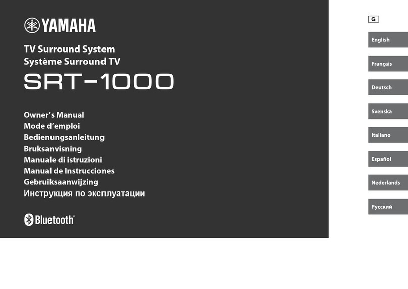 Yamaha SRT-1000 User manual