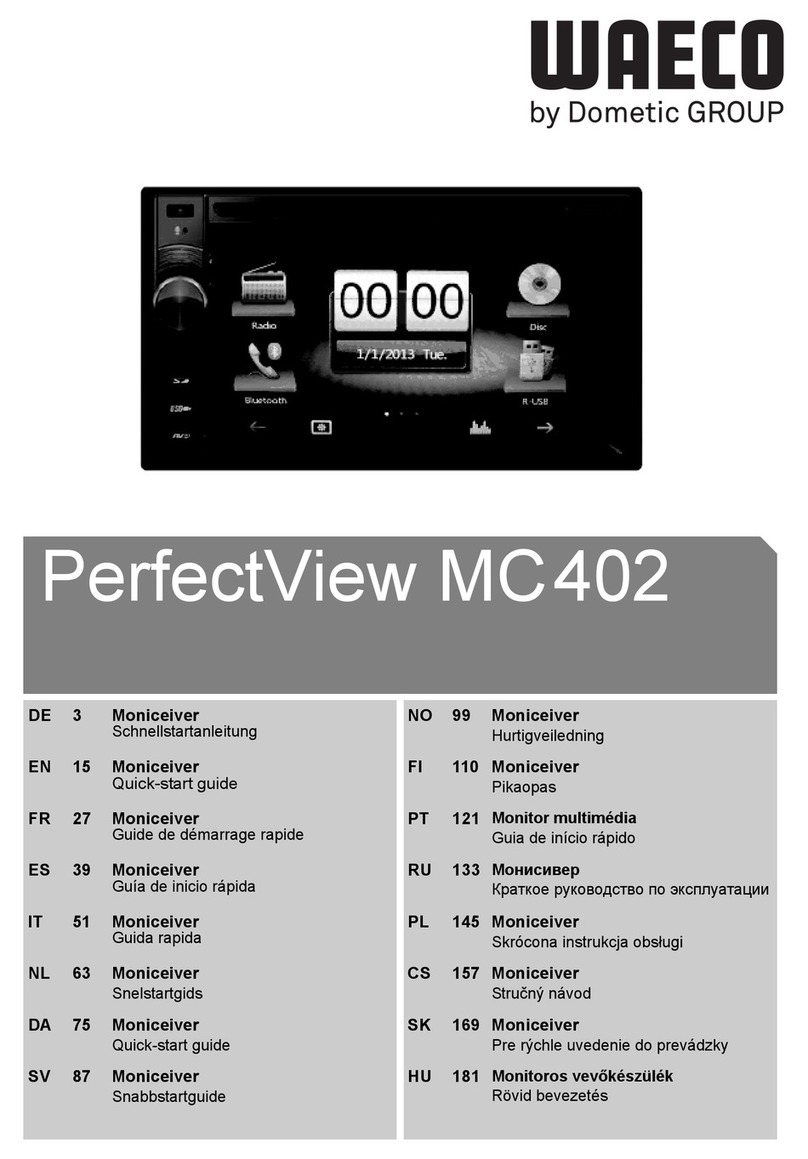 Waeco PerfectView MC402 quick start guide