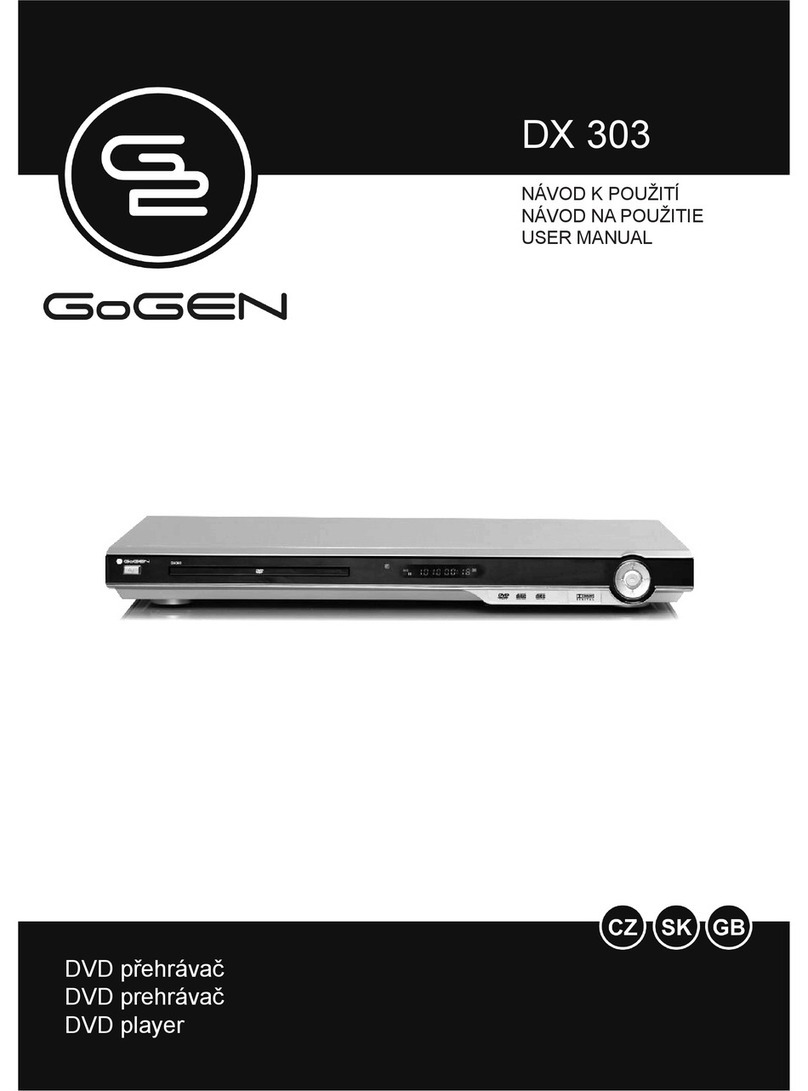 Gogen DX 303 user manual