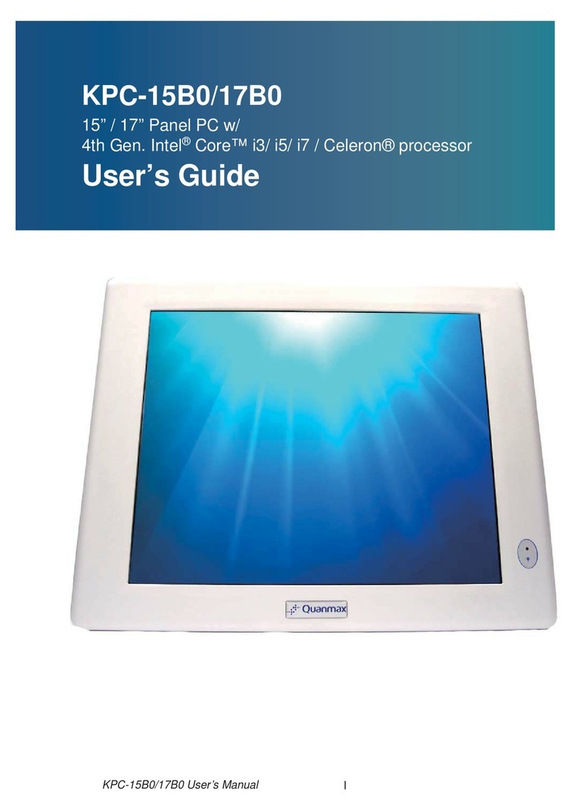 Quanmax KPC-15B0 User manual Quanmax KPC-15B0 User manual