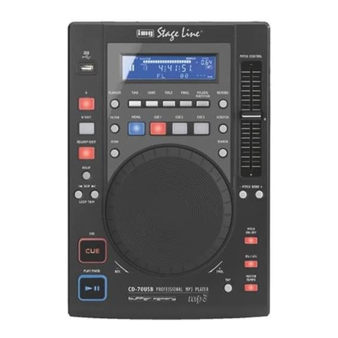 IMG STAGE LINE CD-70DJ B instruction manual