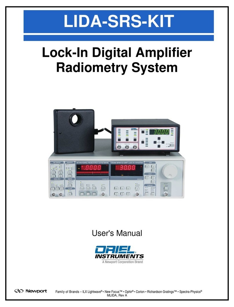 Oriel LIDA-SRS-KIT user manual