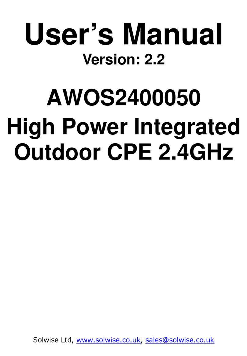 Solwise AWOS2400050 User manual