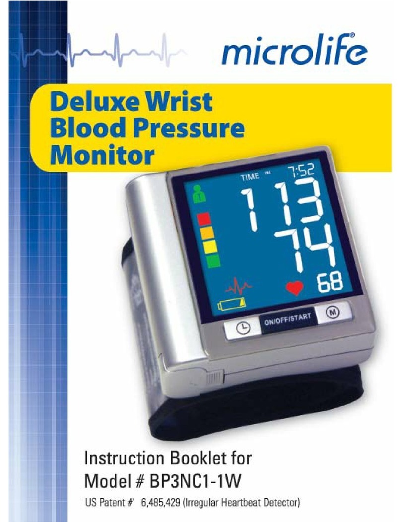 Microlife BP3NC1-1W User manual Microlife BP3NC1-1W User manual