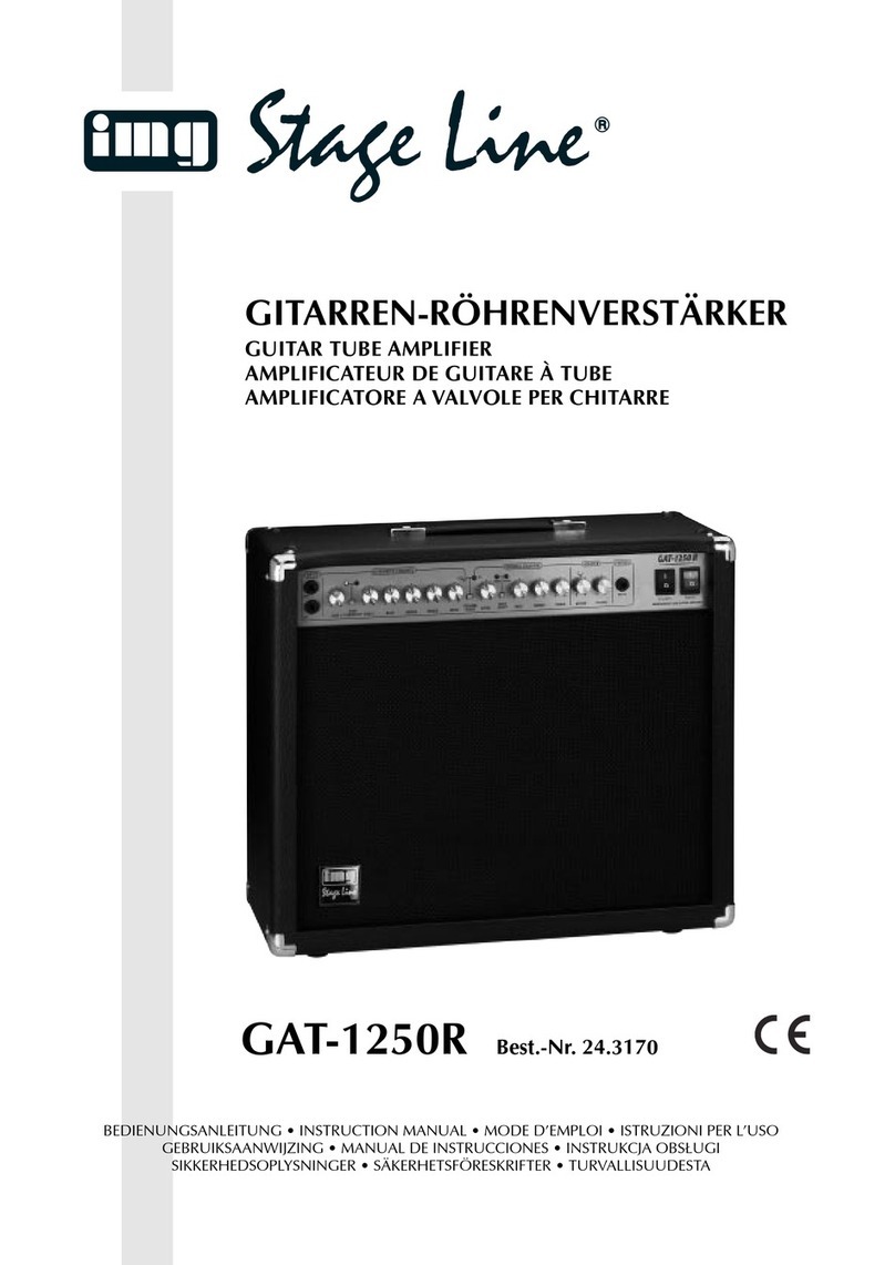IMG STAGE LINE GAT-1250R instruction manual