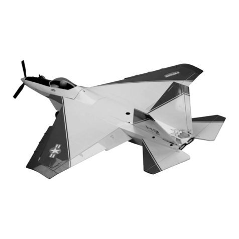 Hangar 9 F-22 Raptor PTS Assembly manual
