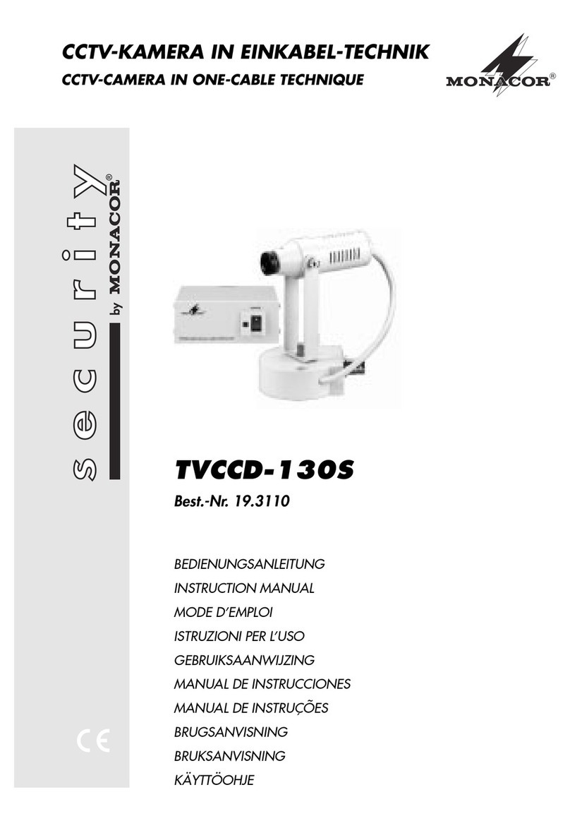 Monacor TVCCD-130S instruction manual