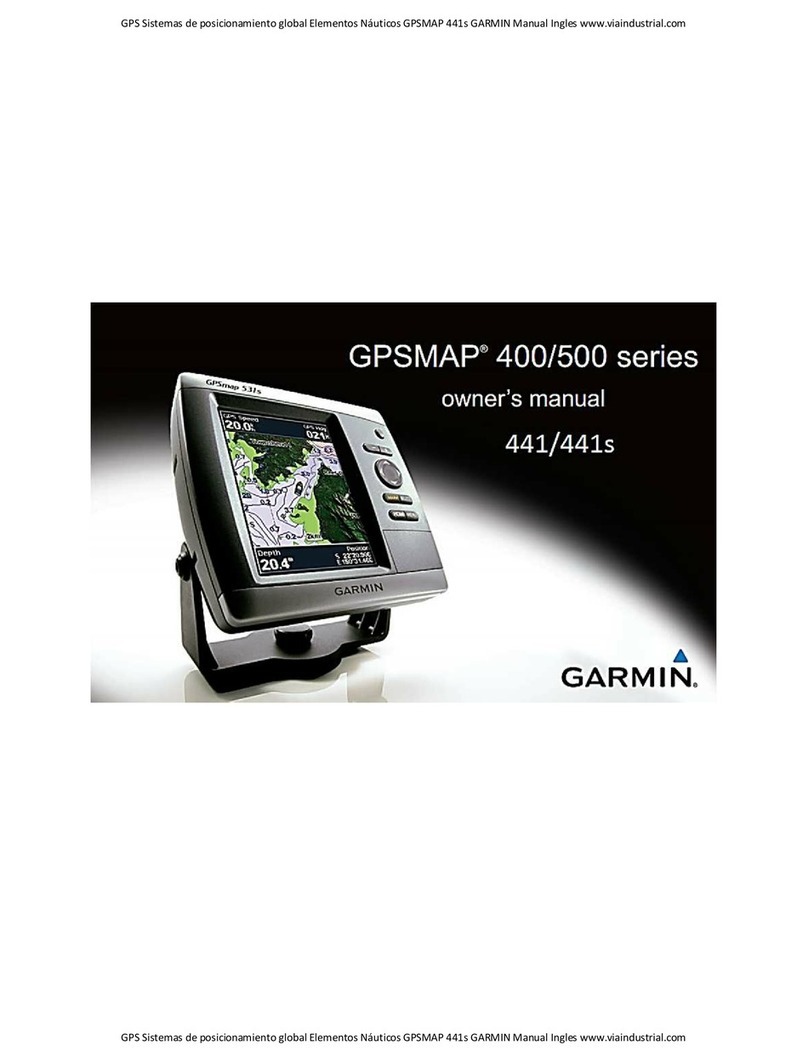 Garmin GPSMAP 400 series owner's manual