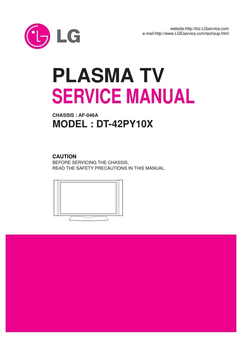 LG DT-42PY10X User manual