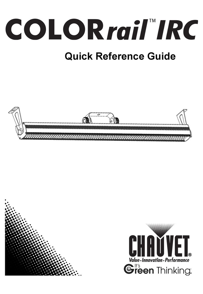 Chauvet Colorrail IRC User manual