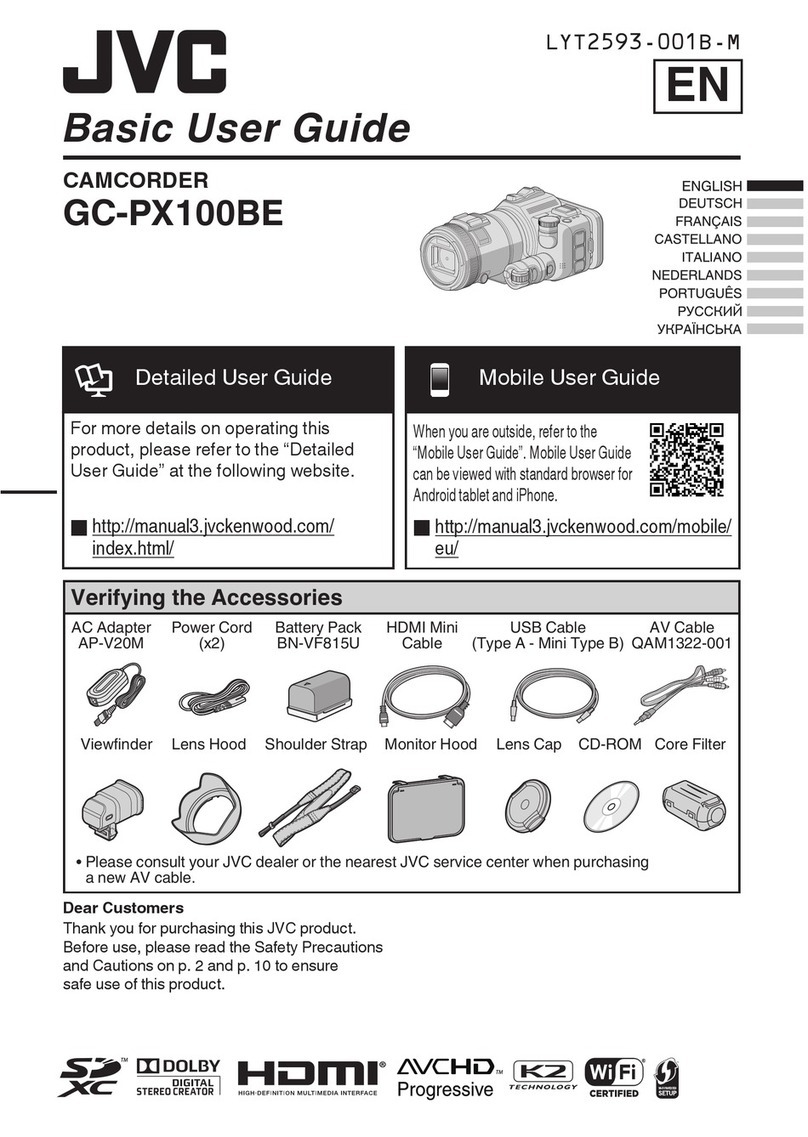 JVC GC-PX100BE Operating and maintenance manual