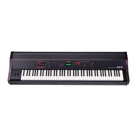 Kawai Stage Piano MP8 Service manual