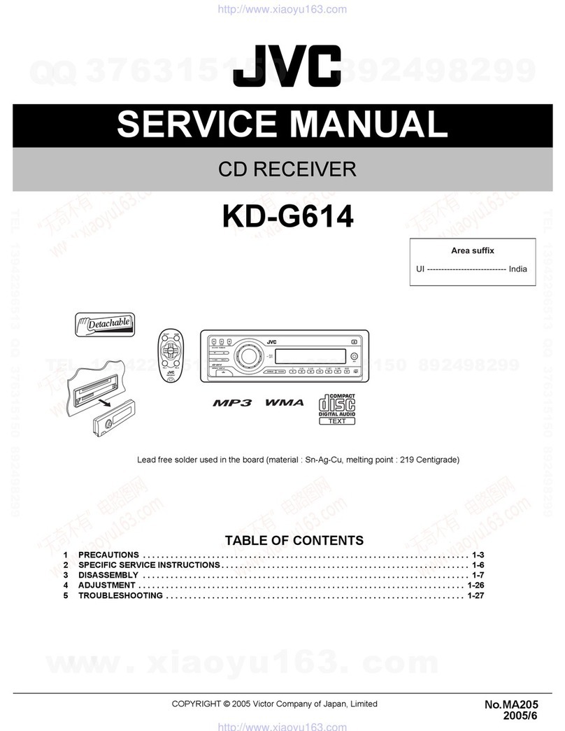 JVC KD-G614 User manual