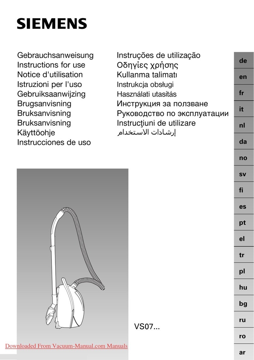 Siemens VS 07G2212 User manual