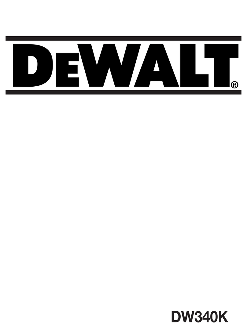 DeWalt DW340K User manual