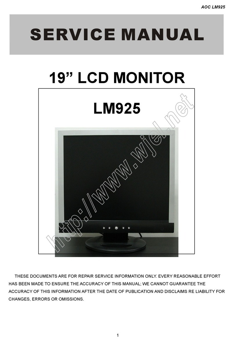AOC LM925 User manual