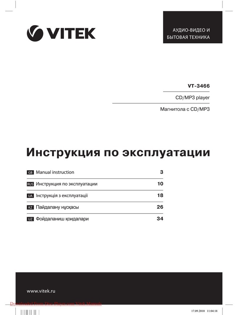 Vitek VT-3466 Manual instruction