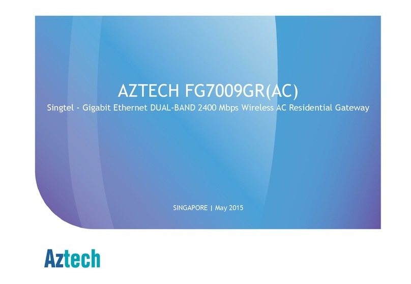 Aztech Singtel FG7009GR AC manual