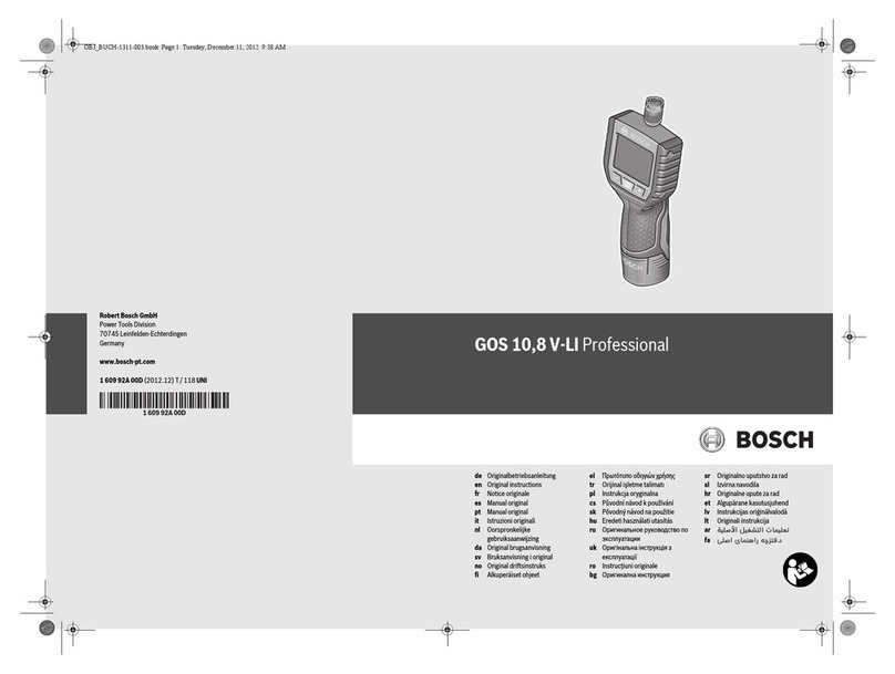 Bosch GOS 10 Original instructions