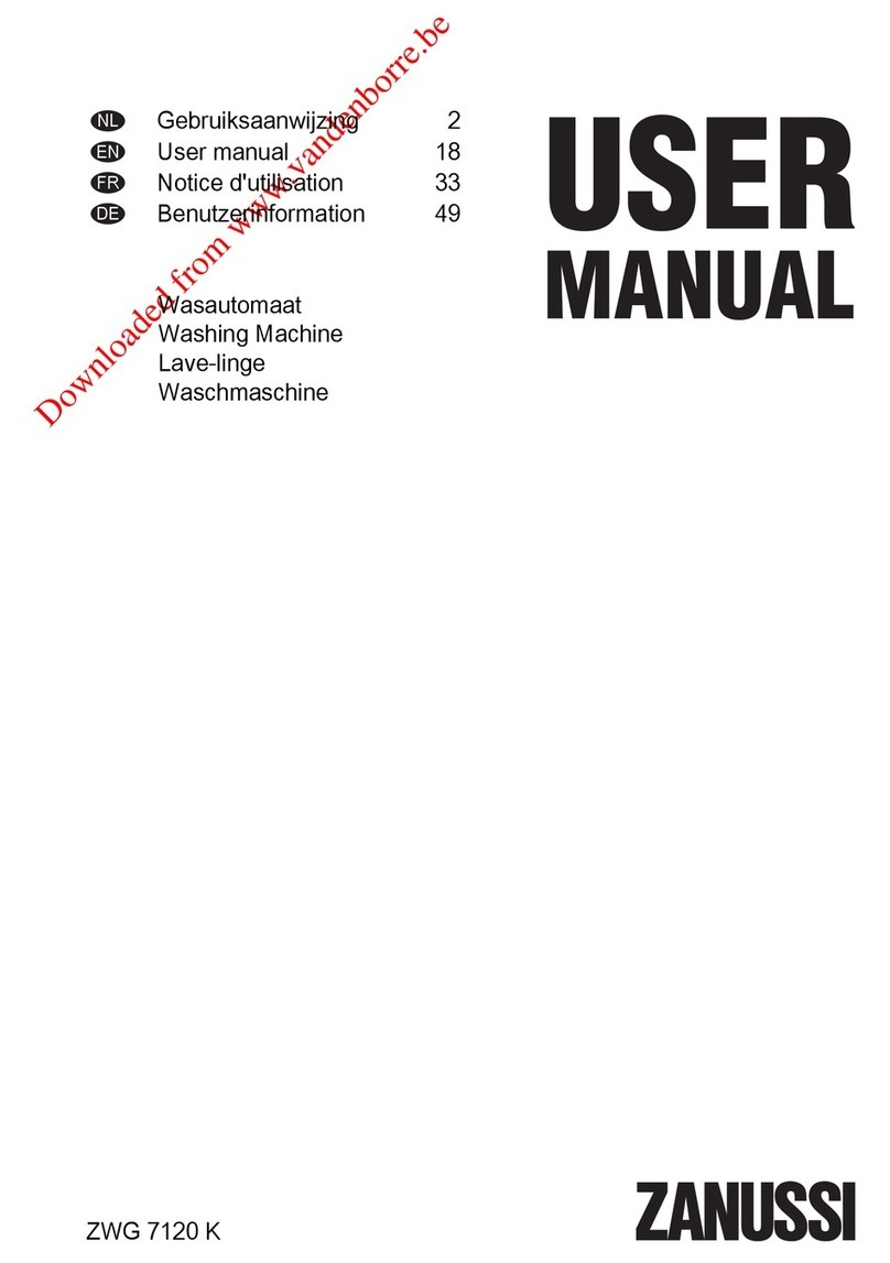 Zanussi ZWG 7120 K User manual