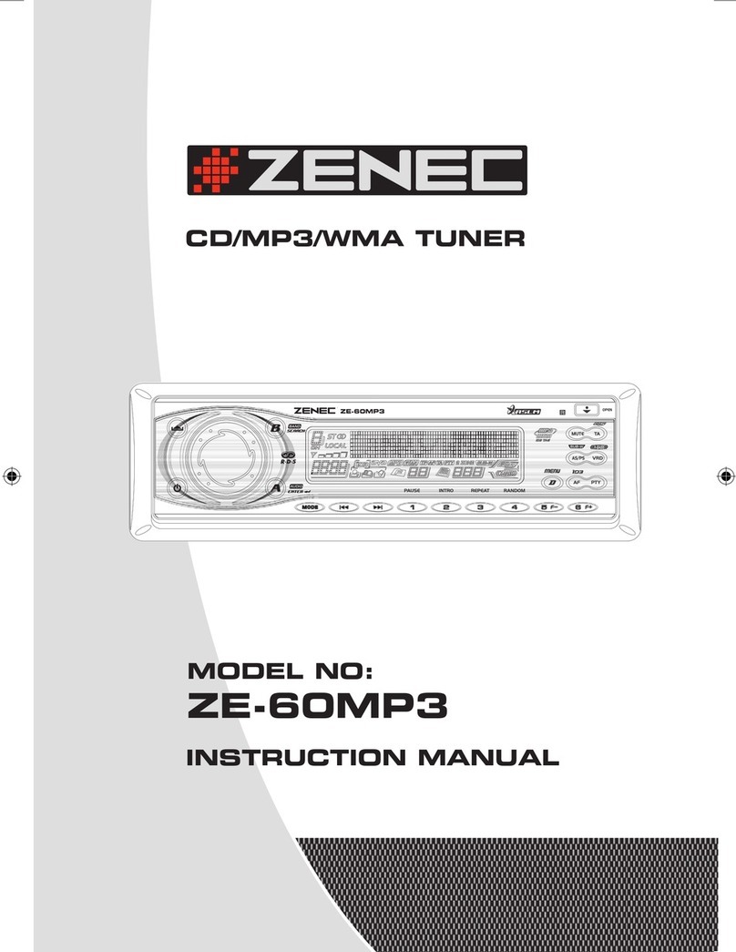 ZENEC ZE-60MP3 User manual