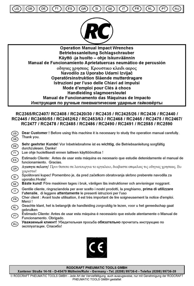 RODCRAFT RC2365 User manual