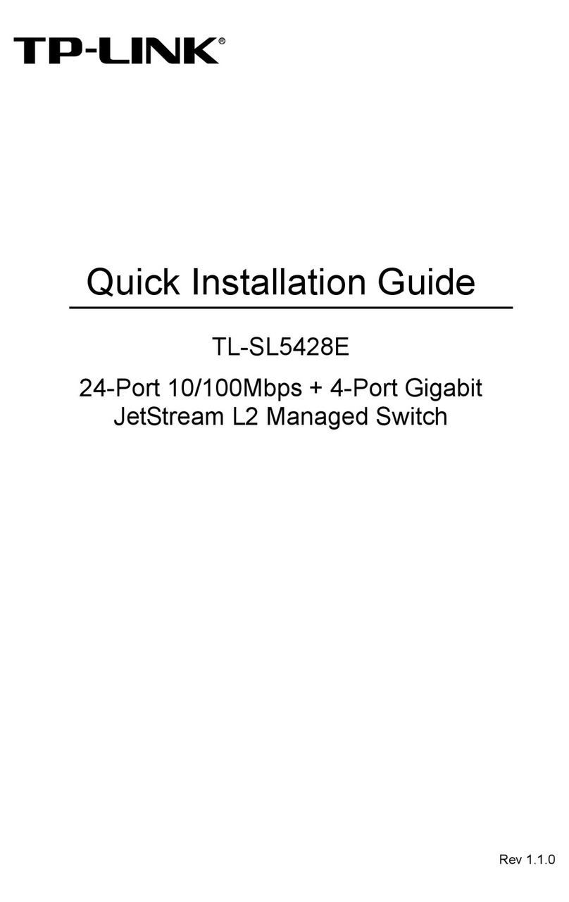TP-Link JetStream TL-SL5428E User manual
