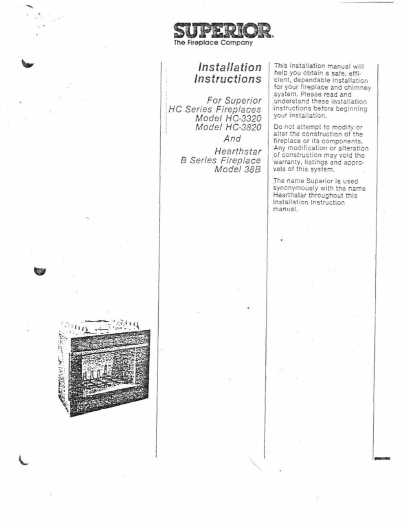 Superior HC-3320 Installation instruction Superior HC-3320 Installation instruction