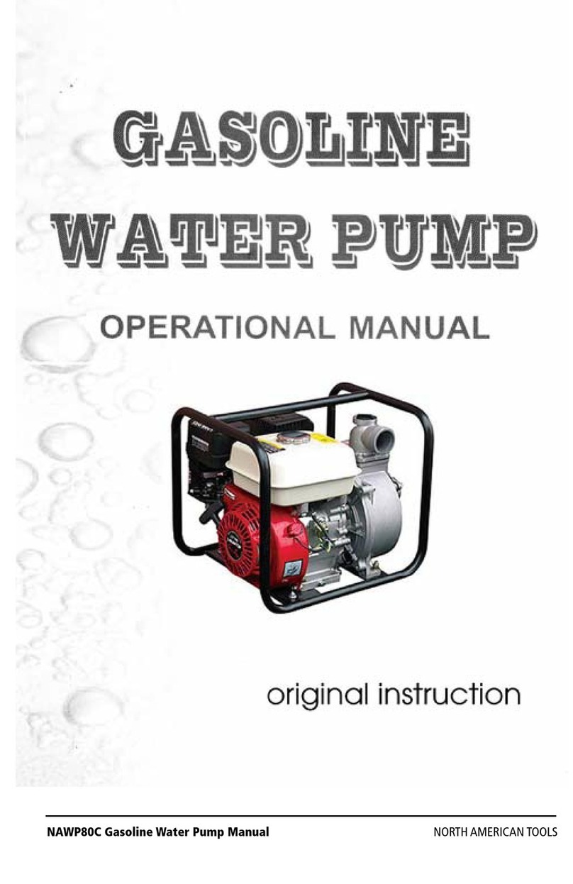 North American Tool NAWP80C Original instruction