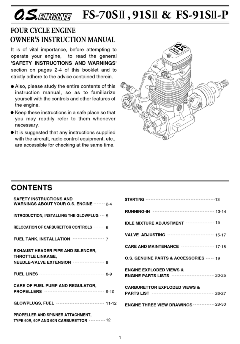 O.S. engine fs-70II Setup guide