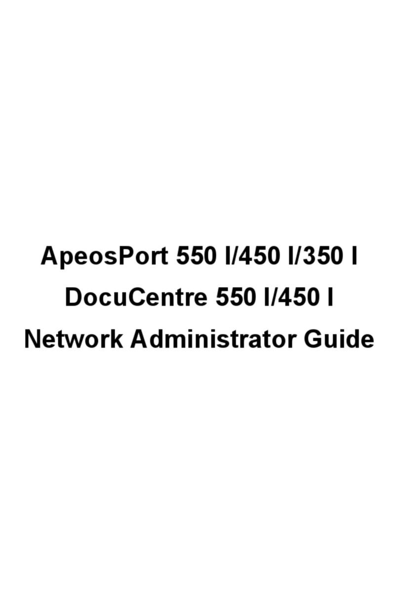 Xerox apeosport 550 I Instruction Manual