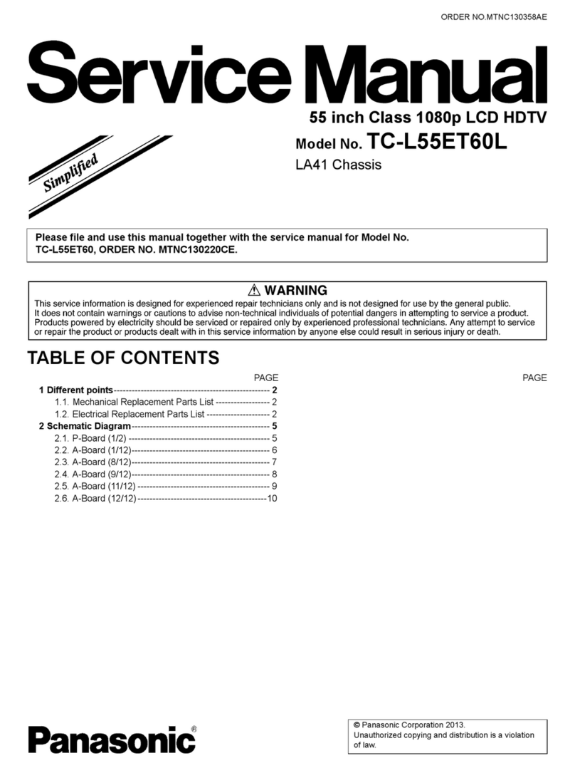 Panasonic Viera TC-L55ET60L User manual