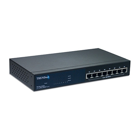TRENDnet TE100-S800i Quick installation guide