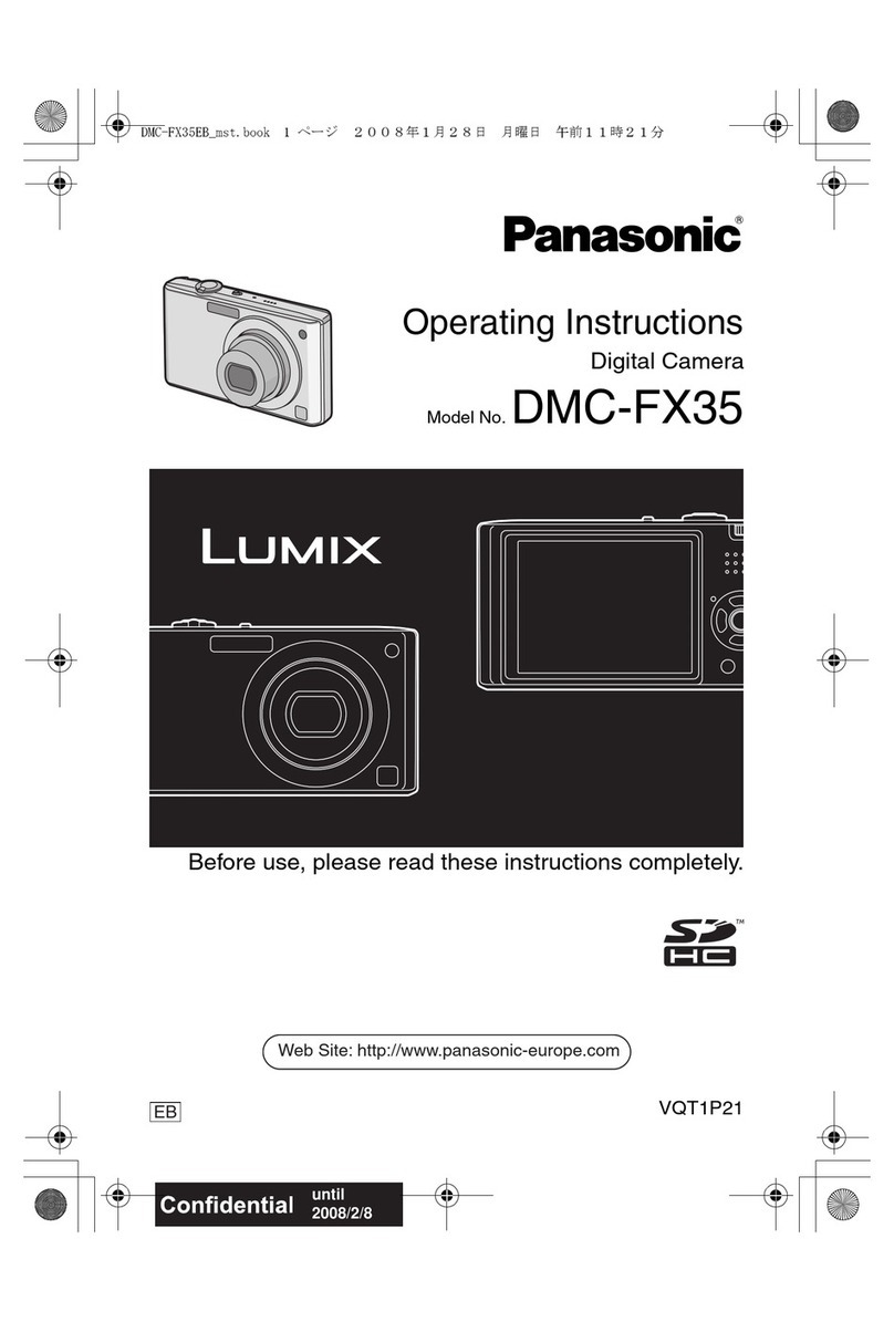 Panasonic Lumix DMC-FX35 User manual Panasonic Lumix DMC-FX35 User manual