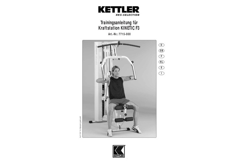 Kettler KINETIC F3 Installation and operation manual