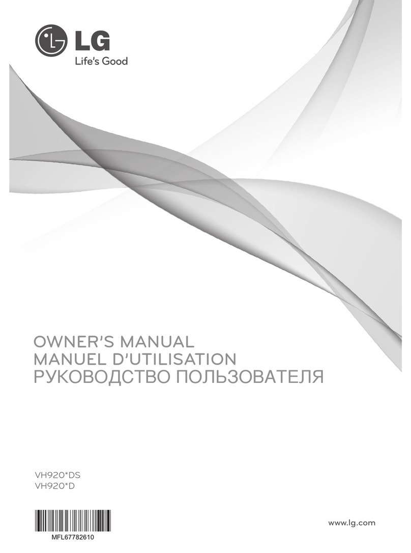 LG VH920*DS User manual