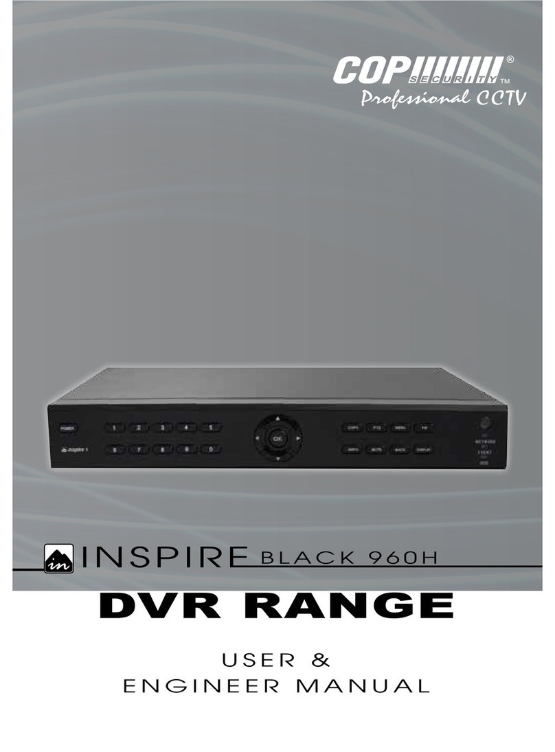 COP Security inspire black 960h user manual