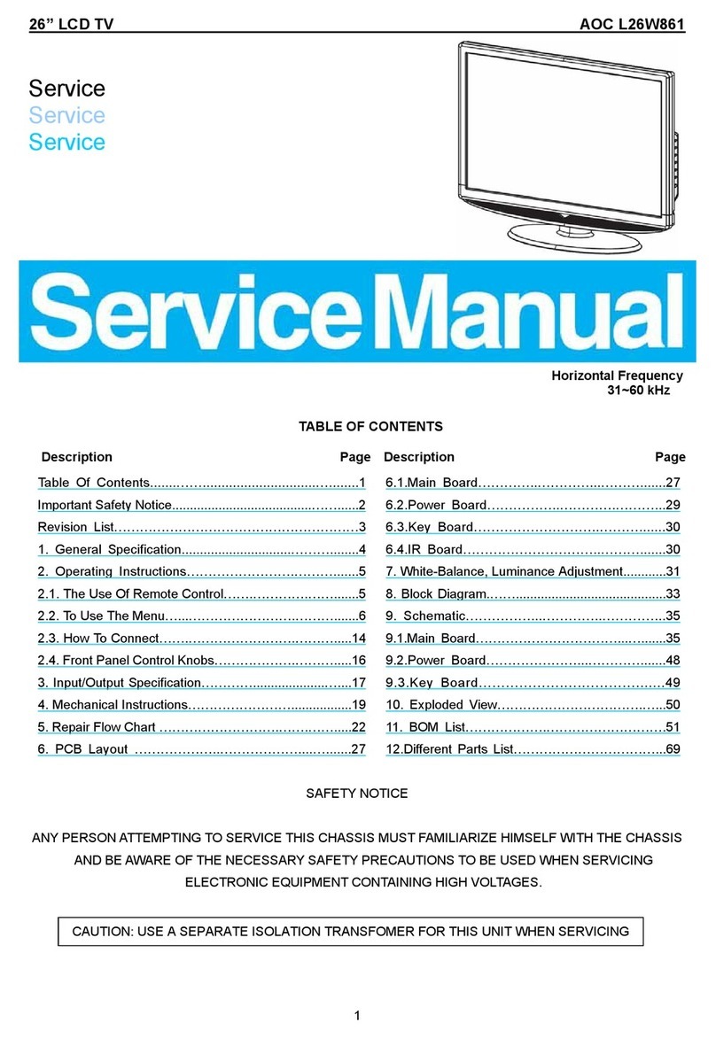 AOC L26W861 User manual