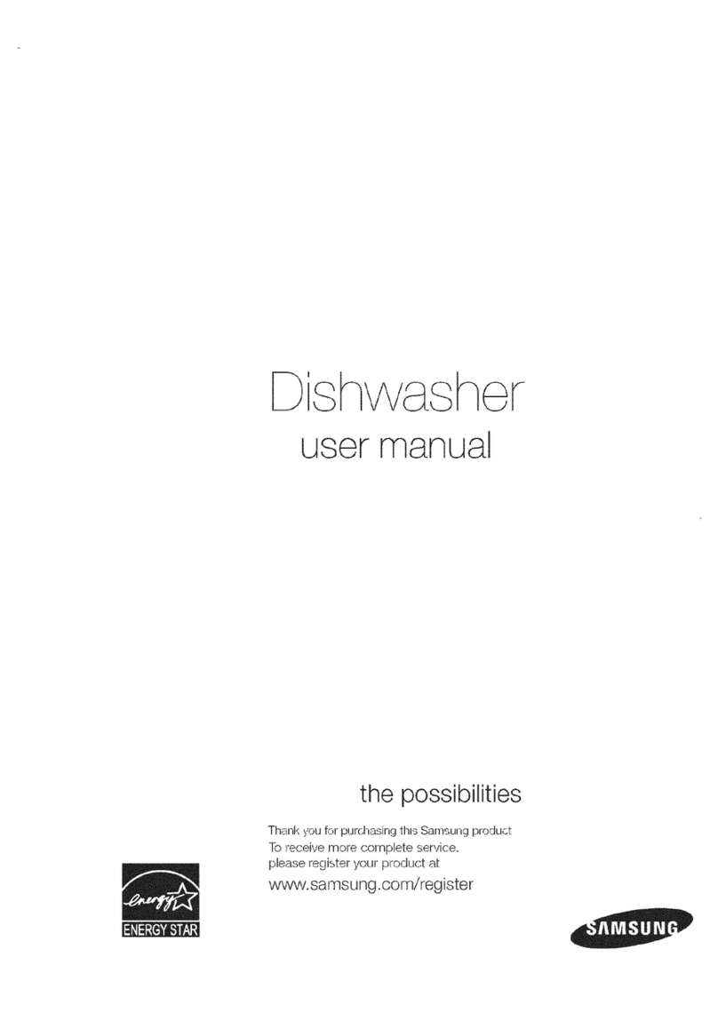 Samsung DW80F600 Series User manual