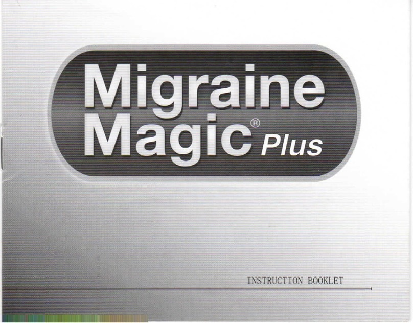 Kagan Migraine Magic Plus Instruction booklet