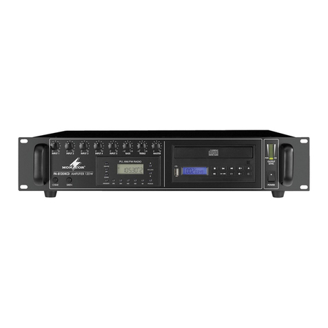 Monacor PA-8120RCD User manual