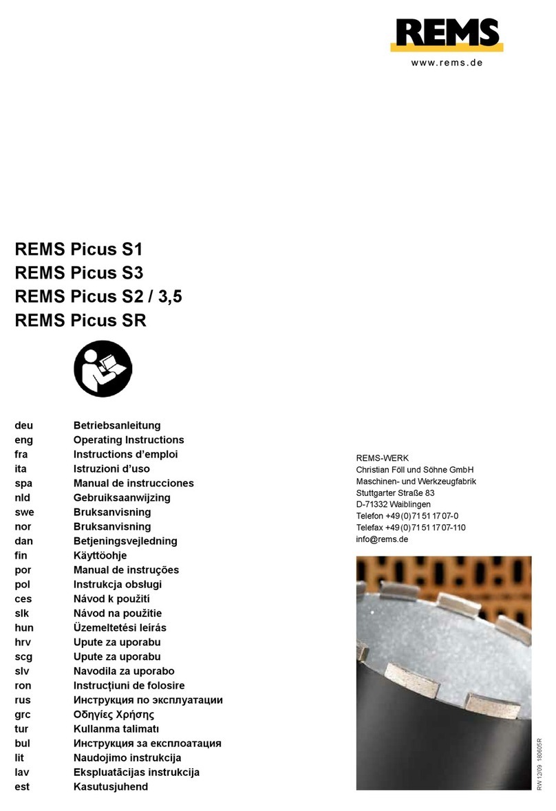 REMS Picus S1 User manual