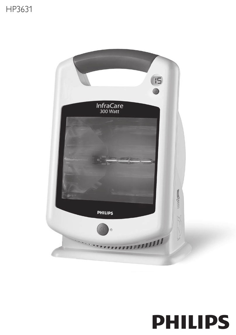 Philips InfraCare HP3631 user manual