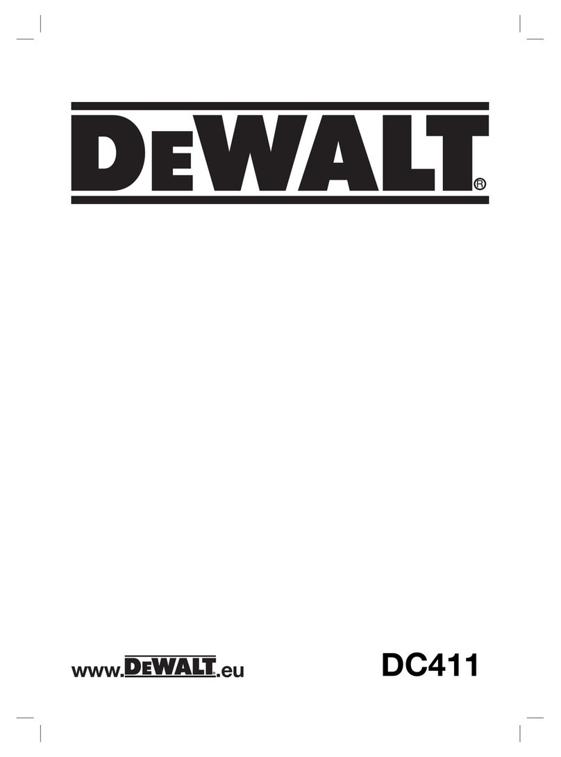 DeWalt DC411 manual