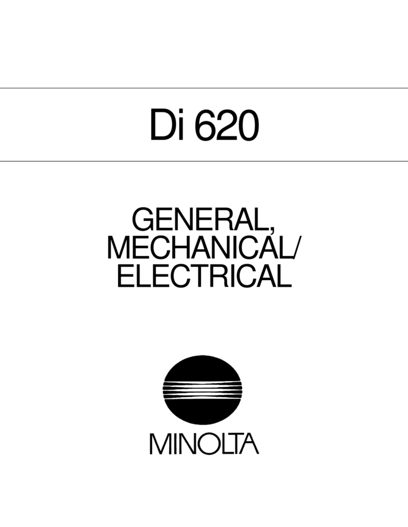 Minolta Di620 User manual